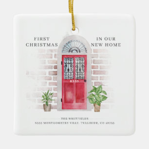 Erste Weihnachten Neue Zuhause Red Door Boho Keramikornament