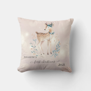 Erste Weihnachten, Niedlicher Hirschurlaub Kissen