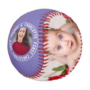 Erste Weihnachten Personalisiert eines von einem F Baseball