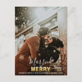Erste Weihnachten Verheiratet und MERRY Gold | FOT