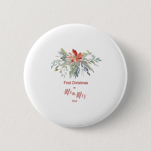Erste Weihnachten zusammen als Mr & Mrs. Button (Vorderseite)