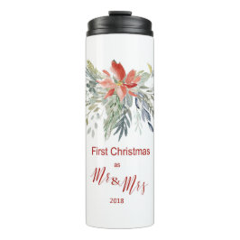 Erste Weihnachten zusammen als Mr & Mrs. Thermosbecher