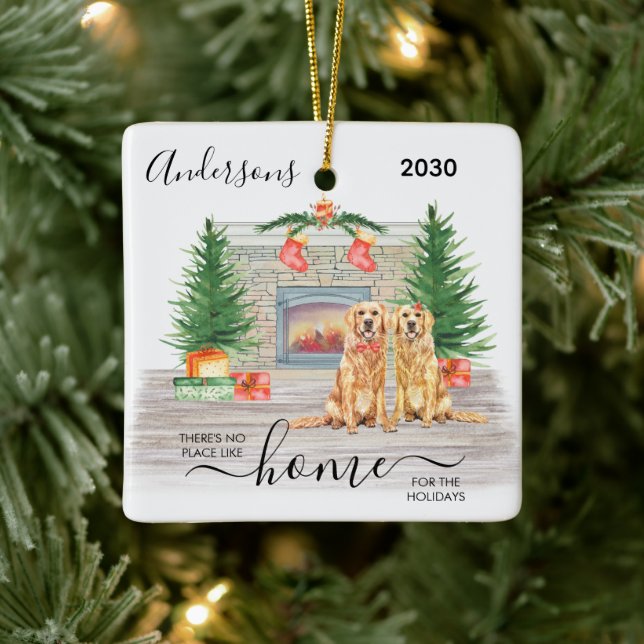 Erste Weihnachts-neue Zuhause für das Foto Holiday Keramikornament (Baum)