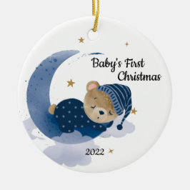 Erste Weihnachtsfeier 2022 Keramik Ornament