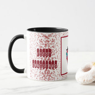Erste Weihnachtsfeier Nordische Schneeflocken Rent Tasse