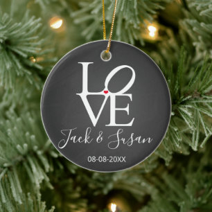 Erste Weihnachtsfeiertage als WeihnachtsWeihnachts Keramik Ornament