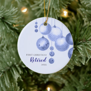 Erste Weihnachtsfeiertage Personalisierte Xmas Bau Keramik Ornament