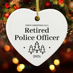 Erste Weihnachtsfeiertage Verzicht auf Polizeibeam Keramik Ornament
