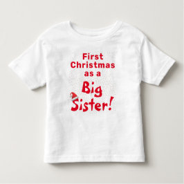 Erste Weihnachtsgeschwister Kleinkind T - Shirts
