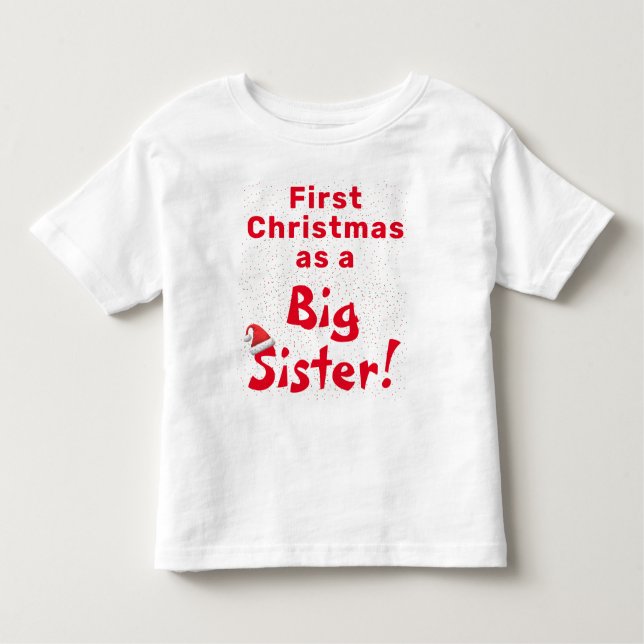 Erste Weihnachtsgeschwister Kleinkind T - Shirts (Vorderseite)