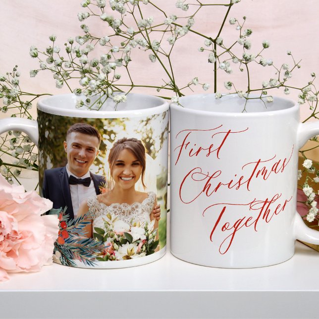 Erste Weihnachtsjunge Hochzeitssymbole - Fotos Kaffeetasse (Von Creator hochgeladen)