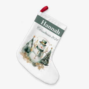 Erste Weihnachtsneuheit grün Santa Kleiner Weihnachtsstrumpf