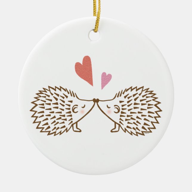 Erste Weihnachtszusammen kundenspezifische Keramik Ornament (Vorne)