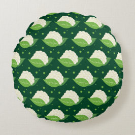 Erste Weiße Rundes Kissen