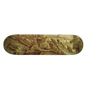 Erste Welle in Omaha durch Zweiten Weltkrieg Kens Skateboard