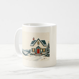 Erste Wintermorgen in unserem neuen Zuhause Kaffeetasse