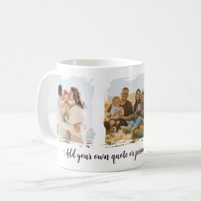 Erstelle Dein eigenes 3-Foto- Kaffeetasse (Vorderseite Links)