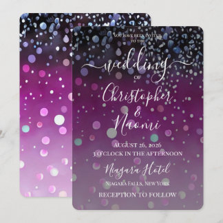 Erstelle Dein eigenes bemaltes Glitter Einladung