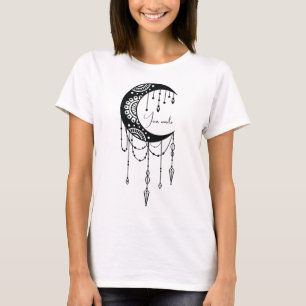 Erstelle Dein eigenes Boho-Mandala-Mond-Silhouette T-Shirt