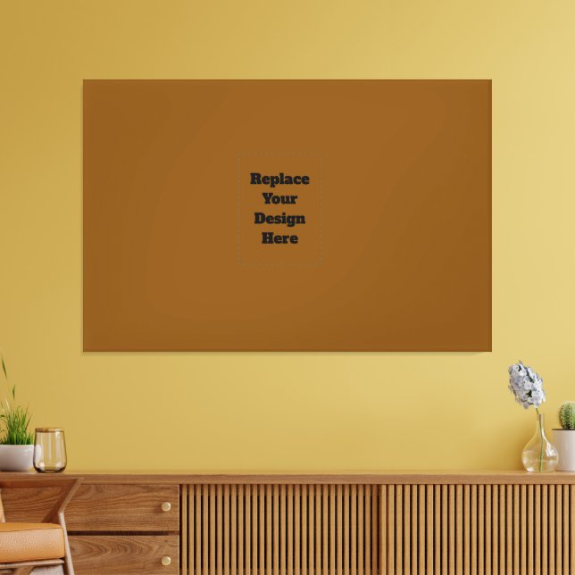Erstelle Dein eigenes Braun Leinwanddruck (Insitu (Wohnzimmer))