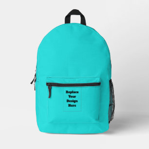 Erstelle dein eigenes Cyan Bedruckter Rucksack