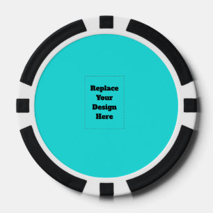 Erstelle dein eigenes Cyan Pokerchips