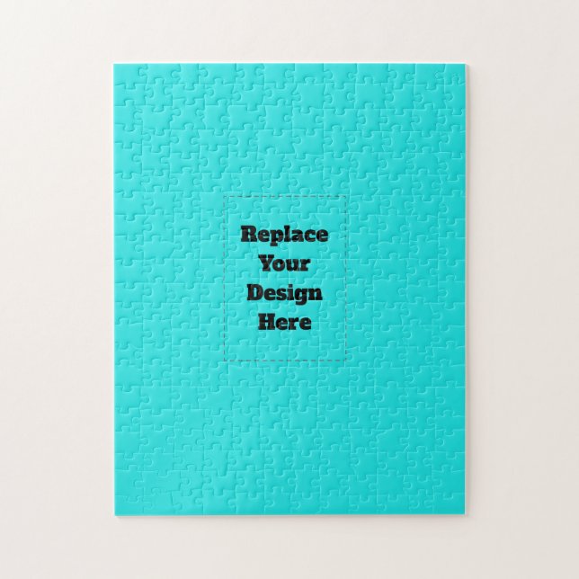 Erstelle dein eigenes Cyan Puzzle (Vertikal)