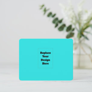 Erstelle dein eigenes Cyan Save The Date