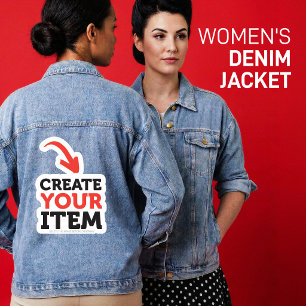 ERSTELLE-DEIN-EIGENES DIY Benutzerdefiniert Lade d Jeansjacke