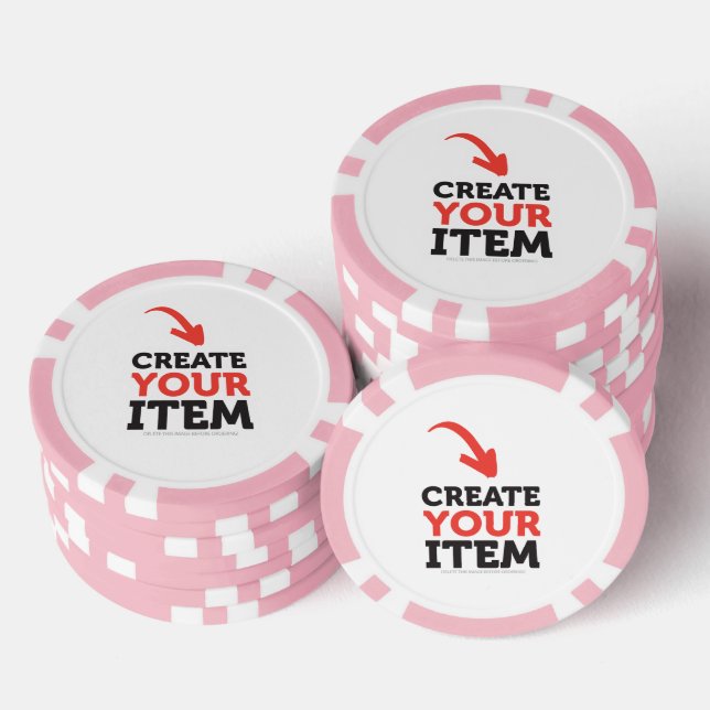 ERSTELLE-DEIN-EIGENES DIY Benutzerdefiniert Lade d Pokerchips (Stapel)