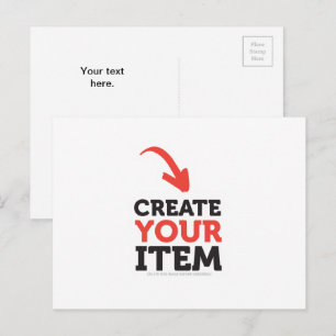 ERSTELLE-DEIN-EIGENES DIY Benutzerdefiniert Lade d Postkarte