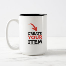 ERSTELLE-DEIN-EIGENES DIY Benutzerdefiniert Lade d Zweifarbige Tasse