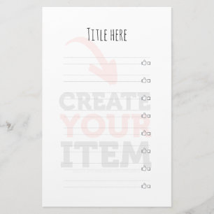 ERSTELLE-DEIN-EIGENES DIY Benutzerdefiniertes Desi Briefpapier