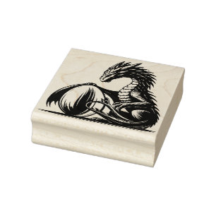 Erstelle Dein eigenes Drachen-Matriarch-Eier-Nest Gummistempel