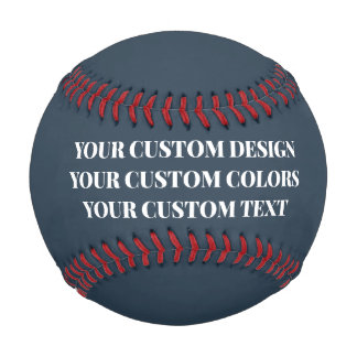 Erstelle Dein eigenes dunkelblaues Design Baseball