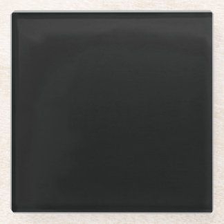 Erstelle Dein Eigenes - Dunkle Textur - Schwarz Glasuntersetzer
