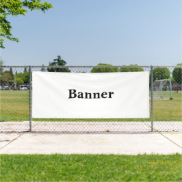 Erstelle Dein eigenes einfaches maßgeschneidertes Banner