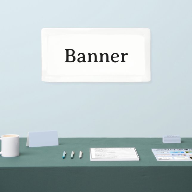 Erstelle Dein eigenes einfaches maßgeschneidertes  Banner (Messe)