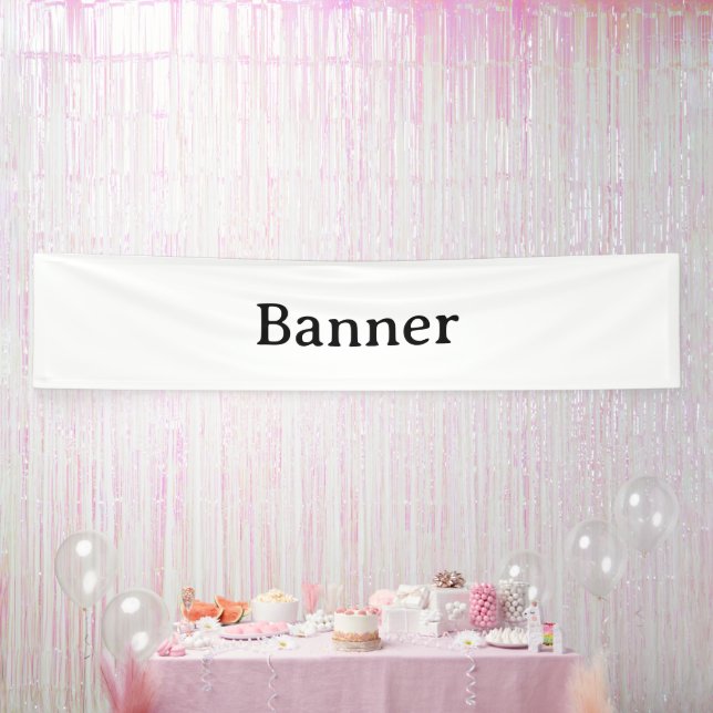 Erstelle Dein eigenes einfaches maßgeschneidertes  Banner (Party)