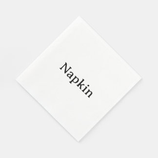 Erstelle dein eigenes einfaches Standarddesign Serviette