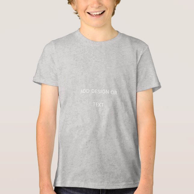 Erstelle dein eigenes einfaches Tri-Blend shirt (Vorderseite)