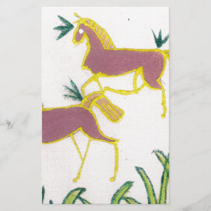 Erstelle Dein eigenes Einhorn Flora Power Süß Ästh Briefpapier