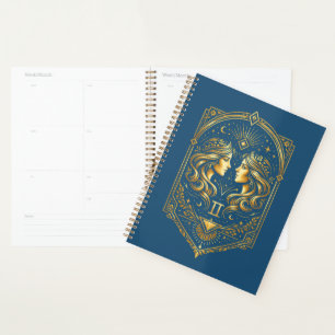 Erstelle Dein eigenes elegantes Gold Art Deco Zwil Planer