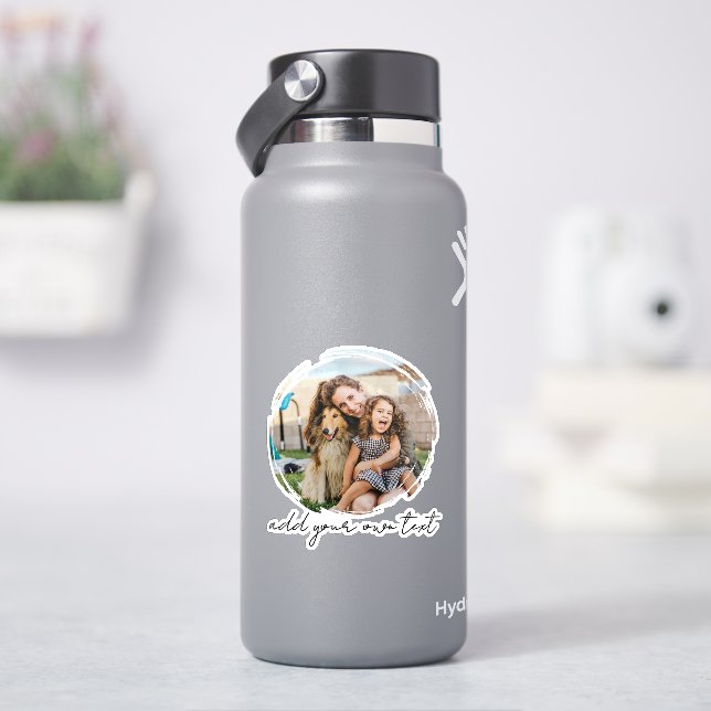 Erstelle Dein eigenes Foto Aufkleber (HydroFlask)