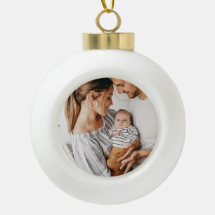 Erstelle Dein Eigenes Foto Benutzerdefiniertes Bil Keramik Kugel-Ornament