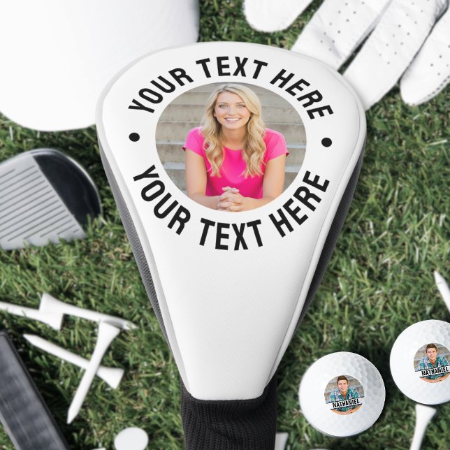 Erstelle dein eigenes Foto Golf Headcover (Create your Own Photo Golf Head Cover )