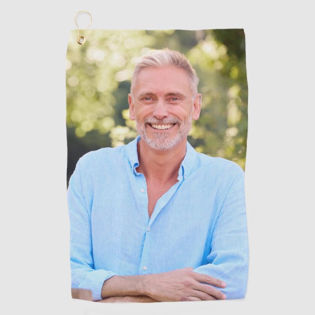 Erstelle dein eigenes Foto Golfhandtuch (Vorderseite)