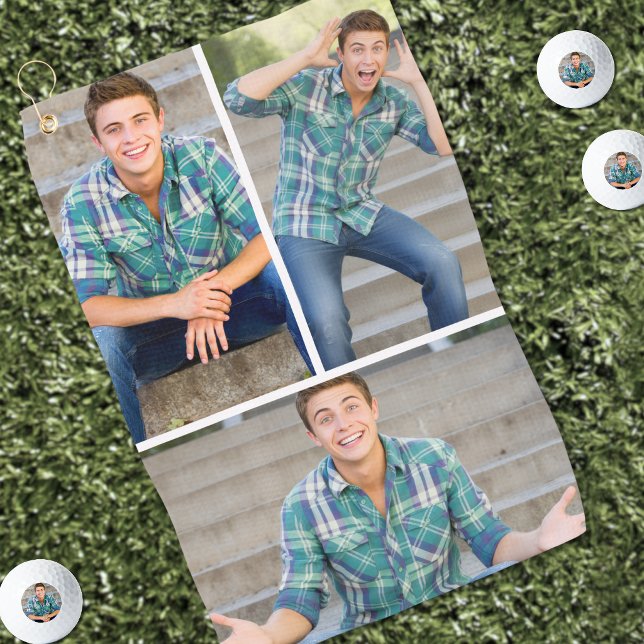 Erstelle dein eigenes Foto Golfhandtuch (Create your Own Photo Golf Towel )