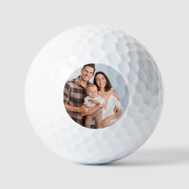 Erstelle Dein eigenes Foto individuelles Bild zum  Golfball (Vorderseite)