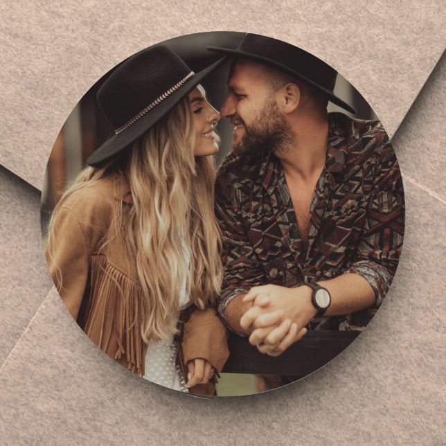 Erstelle Dein eigenes Foto Runder Aufkleber (Create Your Own Photo Classic Round Sticker)